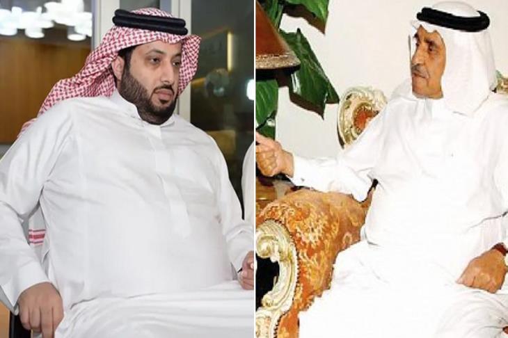 آل الشيخ وعثمان السعد على اليمين آل الشيخ وعثمان السعد على اليمين